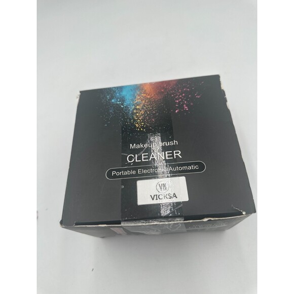 Vicksa Makeup Brush Cleaner Portable Electronic Automatic (Black) - Picture 7 of 7